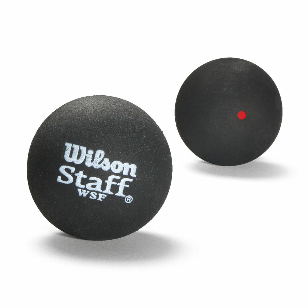 STAFF SQUASH 2 BALL RED DOT