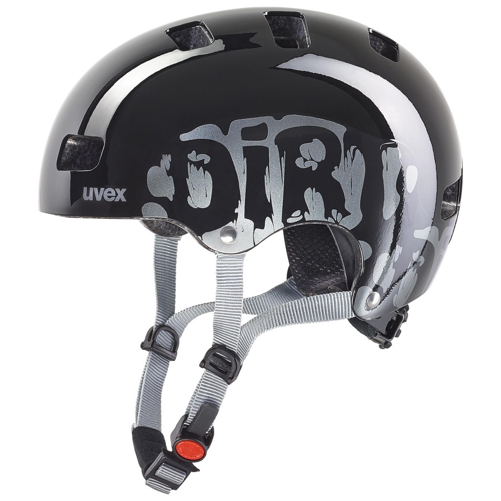 UVEX KID 3 DIRTBIKE BLACK 55-58 CM