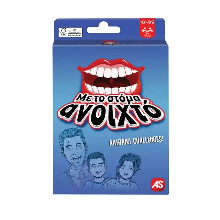 CARD GAME MOUTH WIDE OPEN