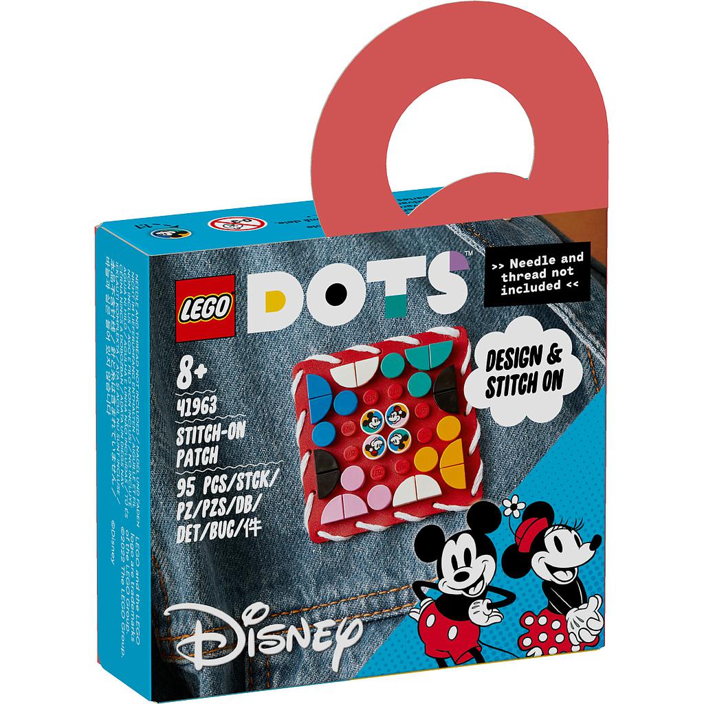 LEGO DOTS - MICKEY MOUSE & MINNIE MOUSE STITCH-ON PATCH