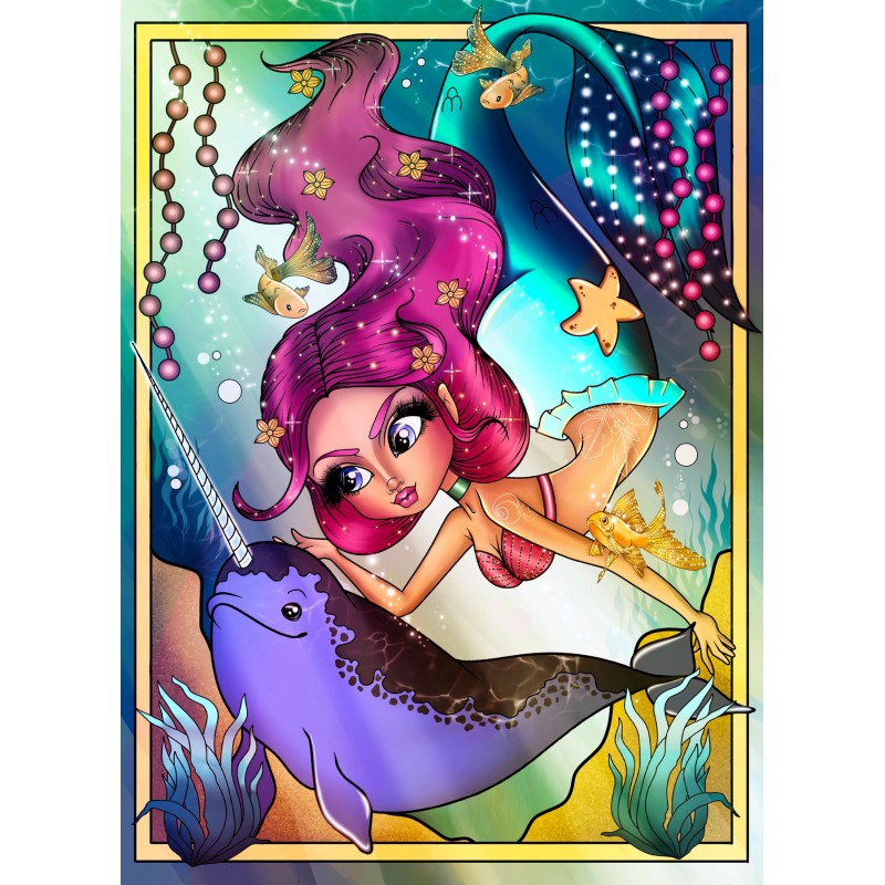 DIAMOND DOTZ NARWHAL