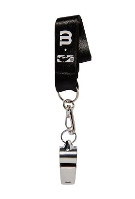 NBA BRASS WHISTLE WITH LANYARD