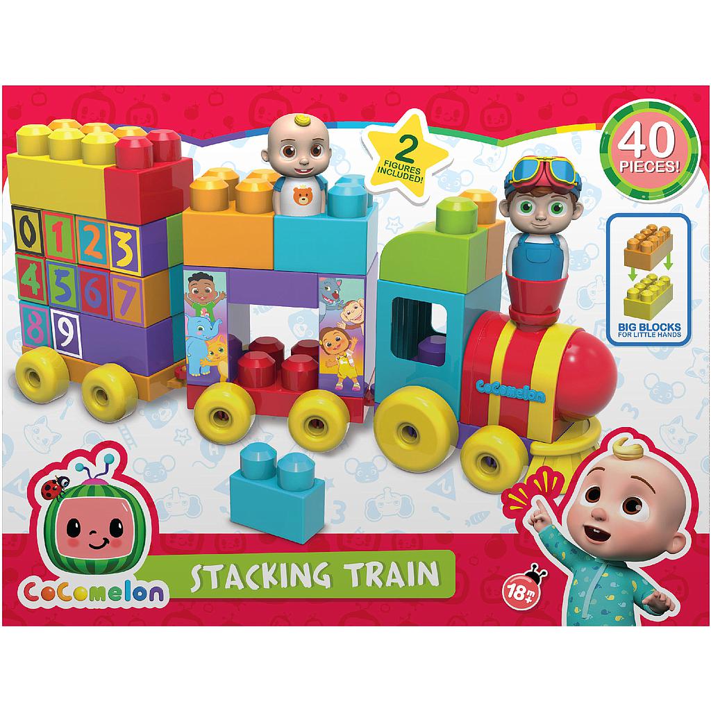 COCOMELON TRAIN WITH BLOCKS