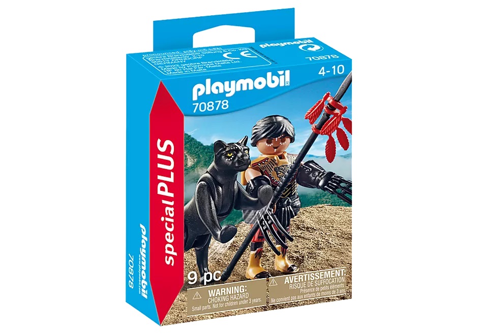 PLAYMOBIL SPECIAL PLUS - WARRIO WITH PANTHER