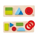HAPE HAPPY PUZZLES WOODEN GEOMETRY SHAPES