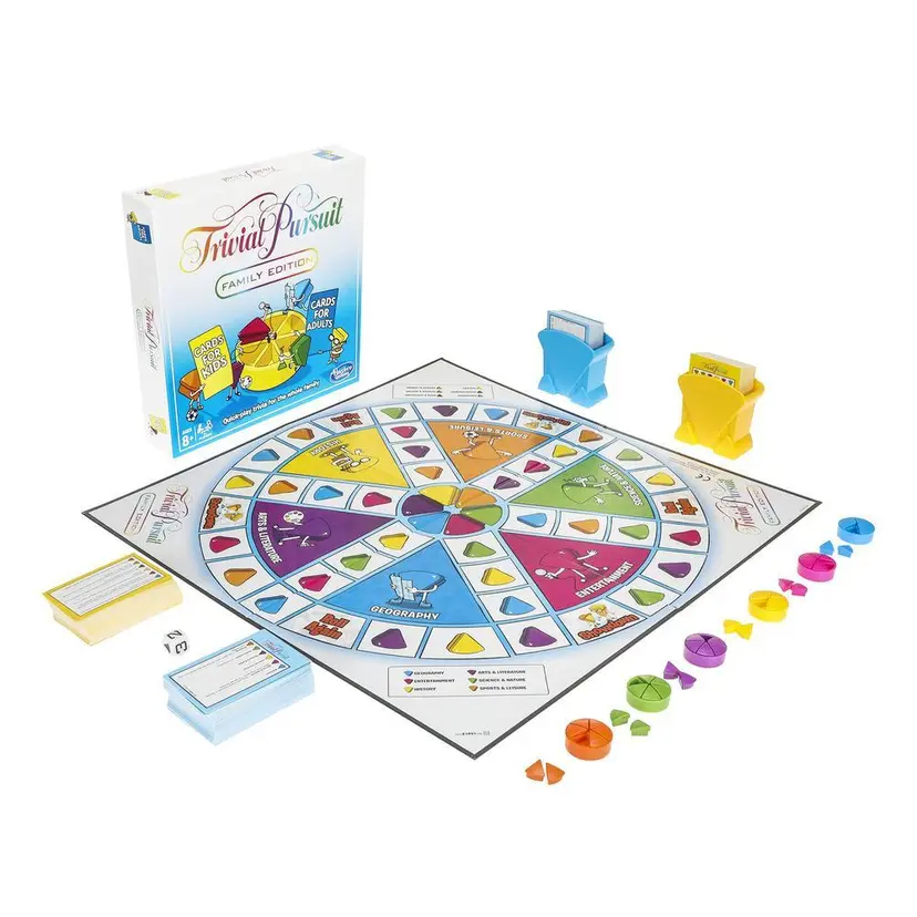 HASBRO TRIVIAL PURSUIT FAMILY EDITION - ΕΠΙΤΡΑΠΕΖΙΟ (GREEK LANGUAGE) (E1921)