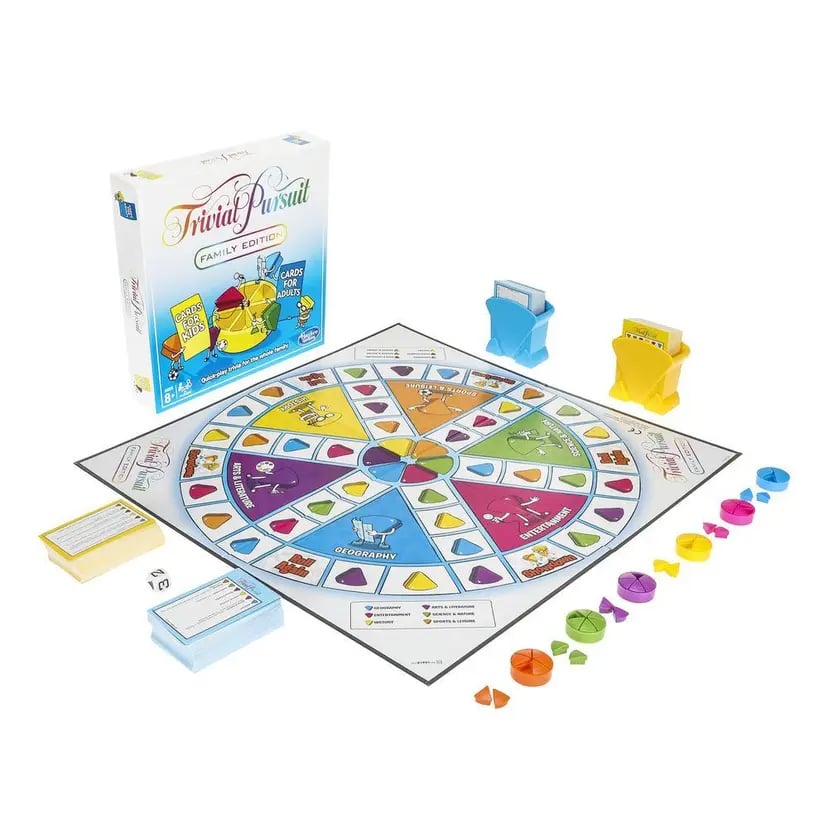 HASBRO TRIVIAL PURSUIT FAMILY EDITION - ΕΠΙΤΡΑΠΕΖΙΟ (GREEK LANGUAGE) (E1921)