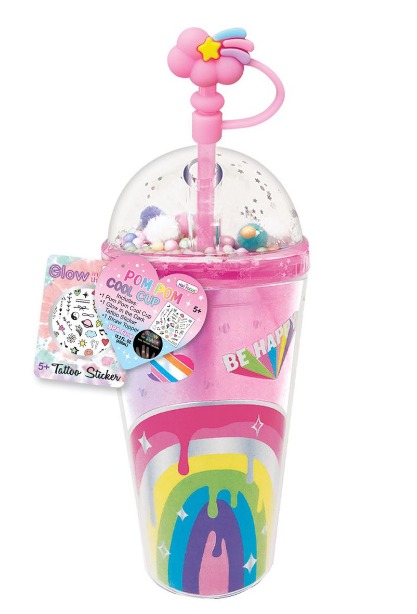HFS CRYSTAL COOL CUP WITH STRAW TOPPER