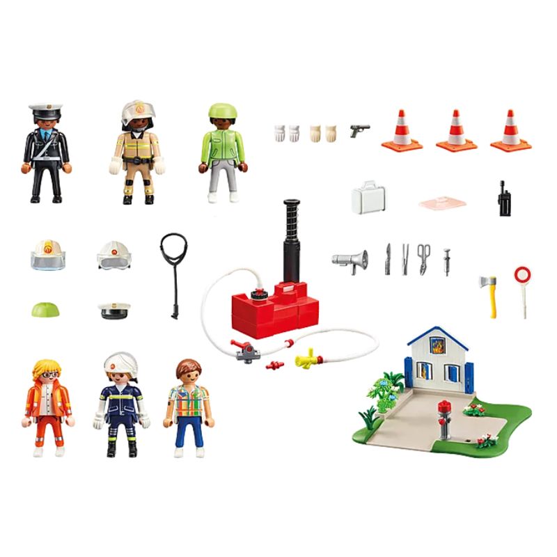 PLAYMOBIL MY FIGURES - RESCUE MISSION FIRE