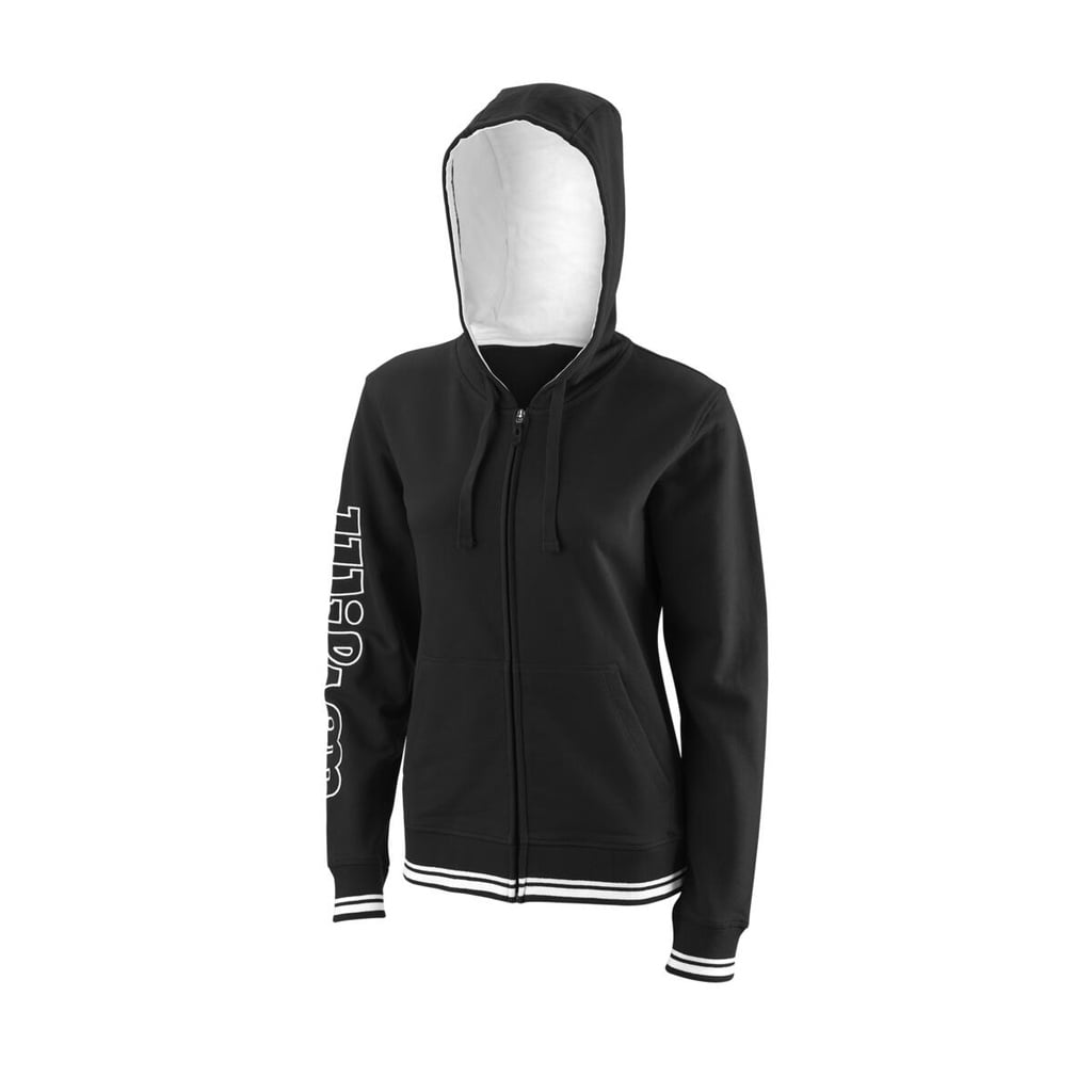 TEAM II FZ HOODY W Black M