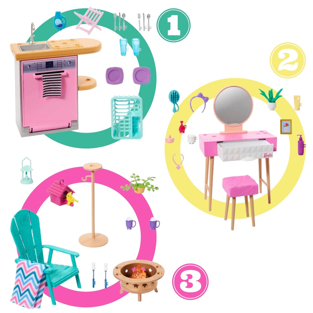 BARBIE EPIPLA (3 SXEDIA)