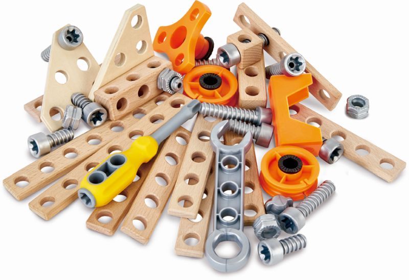 HAPE EARLY EXPLORER WOODEN TOOL SET STARTER EXPERIMENT