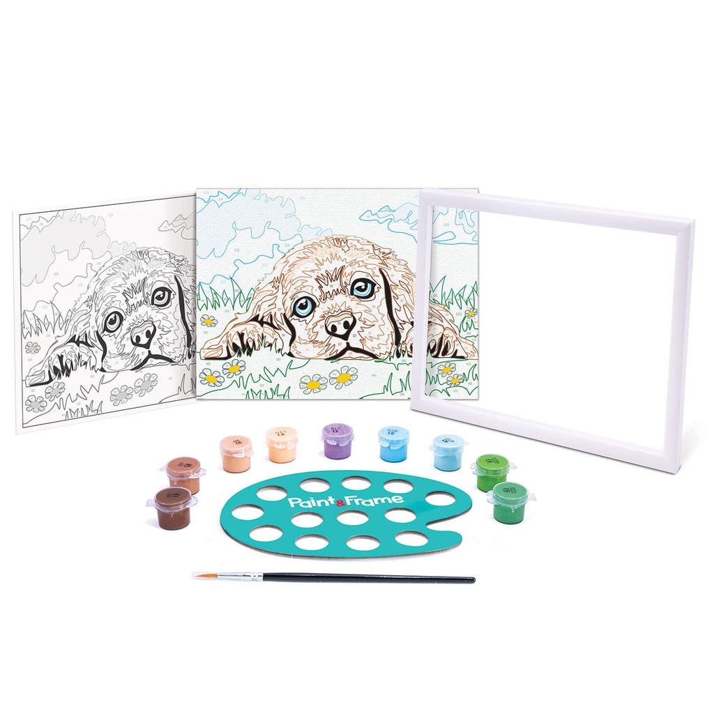 PAINT & FRAME LOVING PUPPY
