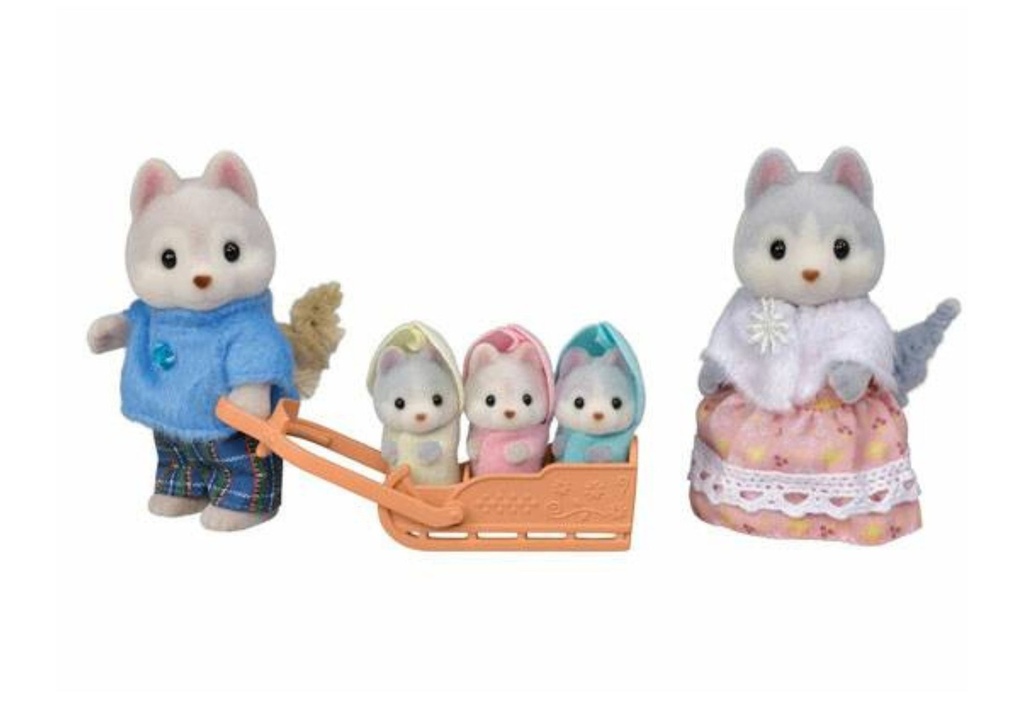 SYLVANIAN HUSKY FAMILY