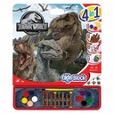 DRAWING GIGA BLOCK 4 IN 1 JURASSIC WORLD