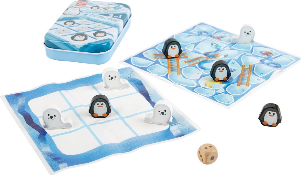 HAPE BAMBOO ΕΠ/ΖΙΟ TIC TAC TOE/SNAKE & LADDERS 2 IN 1
