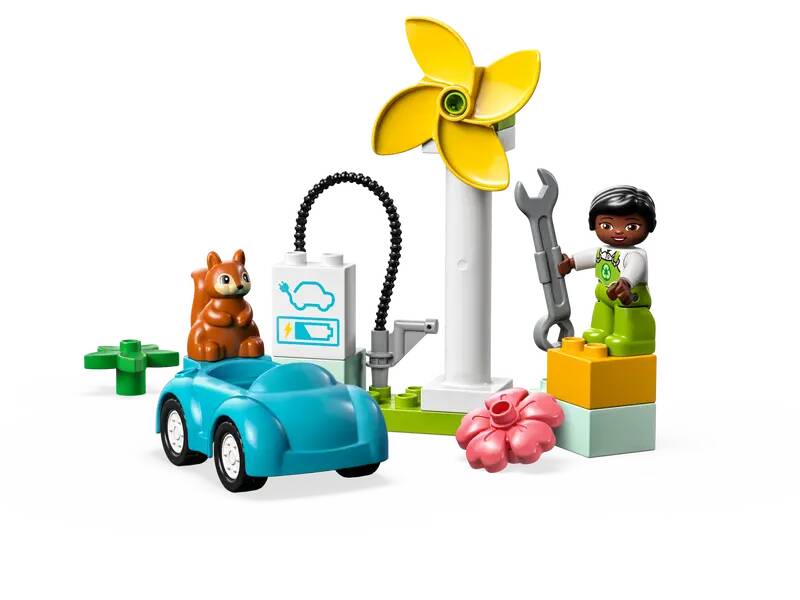 LEGO DUPLO - WIND TURBINE AND ELECTIC CAR