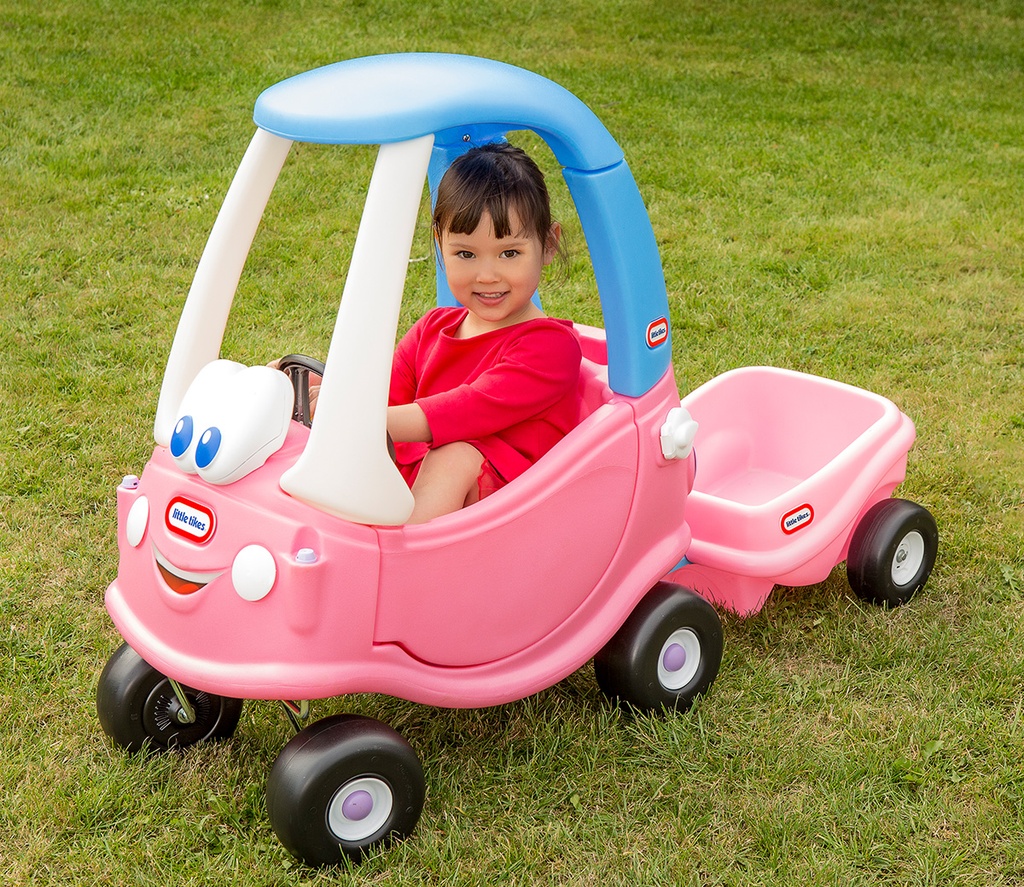 Cozy coupe trailer pink on sale