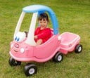 LITTLE TIKES COZY COUPE TRAILER PINK