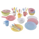KIDKRAFT 27PCS COOCKWARE SET - PASTEL (63027)