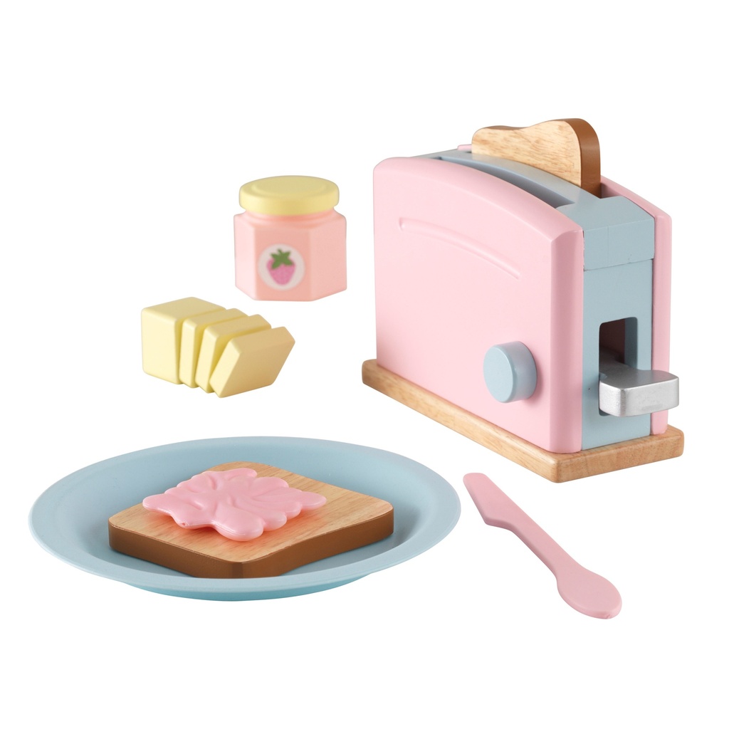 KIDKRAFT TOASTER SET - PASTEL (63374)