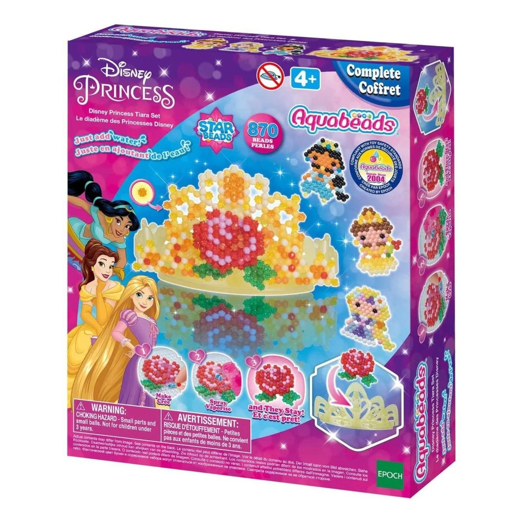AQUABEADS DISNEY PRINCESS TIARA SET