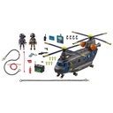 PLAYMOBIL CITY ACTION - TACTICAL POLICE TWIN PROP HELICOPTER