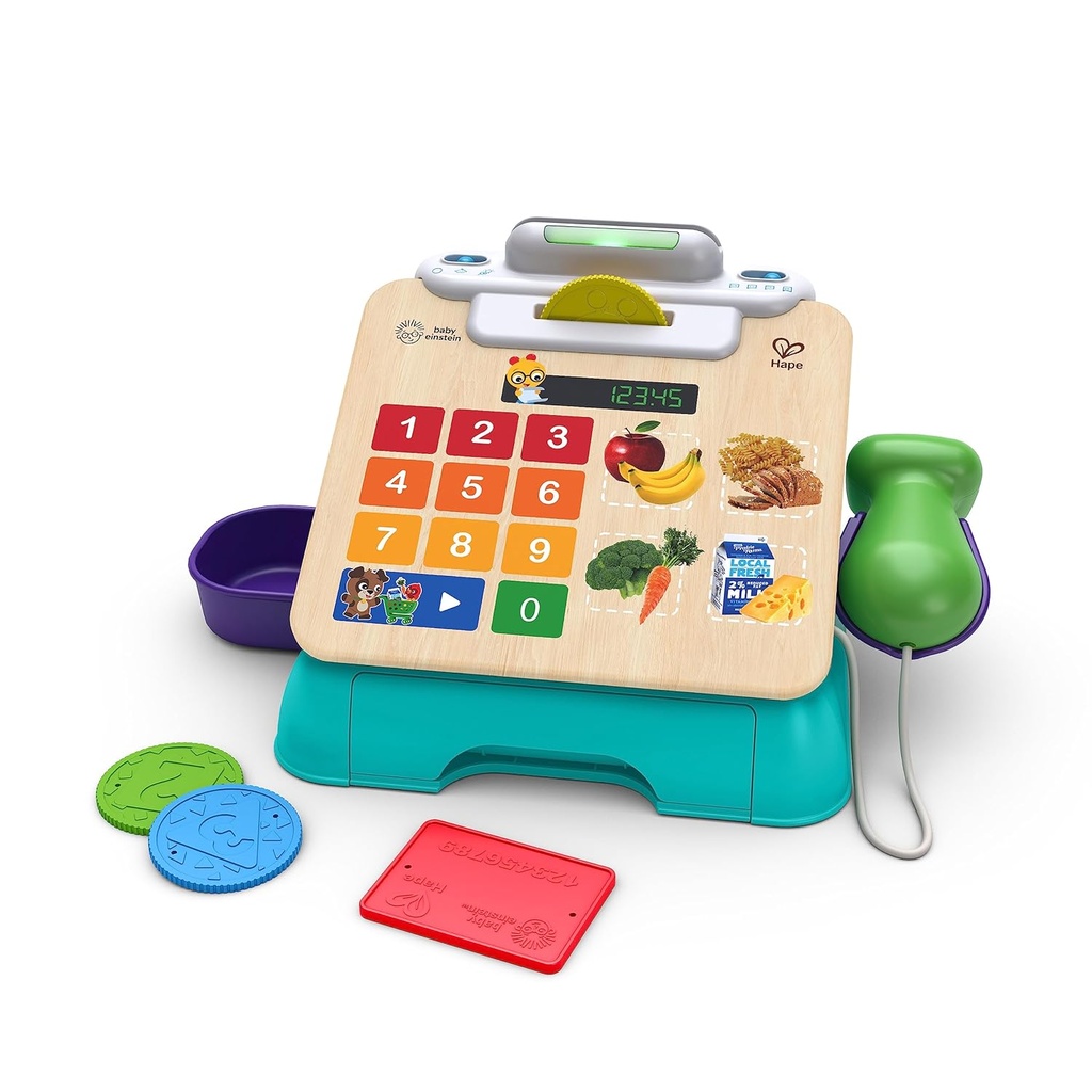 HAPE Kids II WOODEN MAGIC TOUCH CASH REGISTER