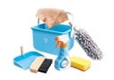 HAPE SCOOT-AROUND WOODEN CLEAN UP BUCKET SET