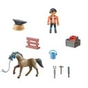 PLAYMOBIL HORSES OF WATERFALL - FARRIER BEN AND ACHILLES