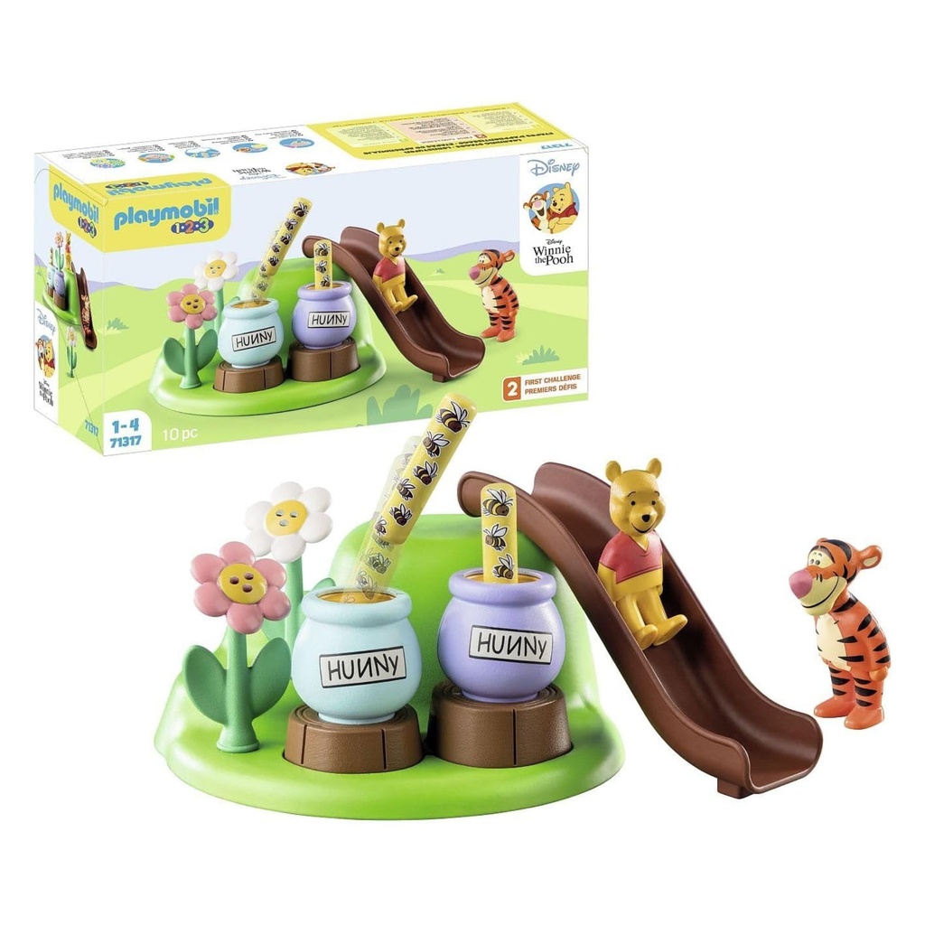 PLAYMOBIL 1.2.3 - DISNEY WINNIE'S & TIGER'S BEE GARDEN