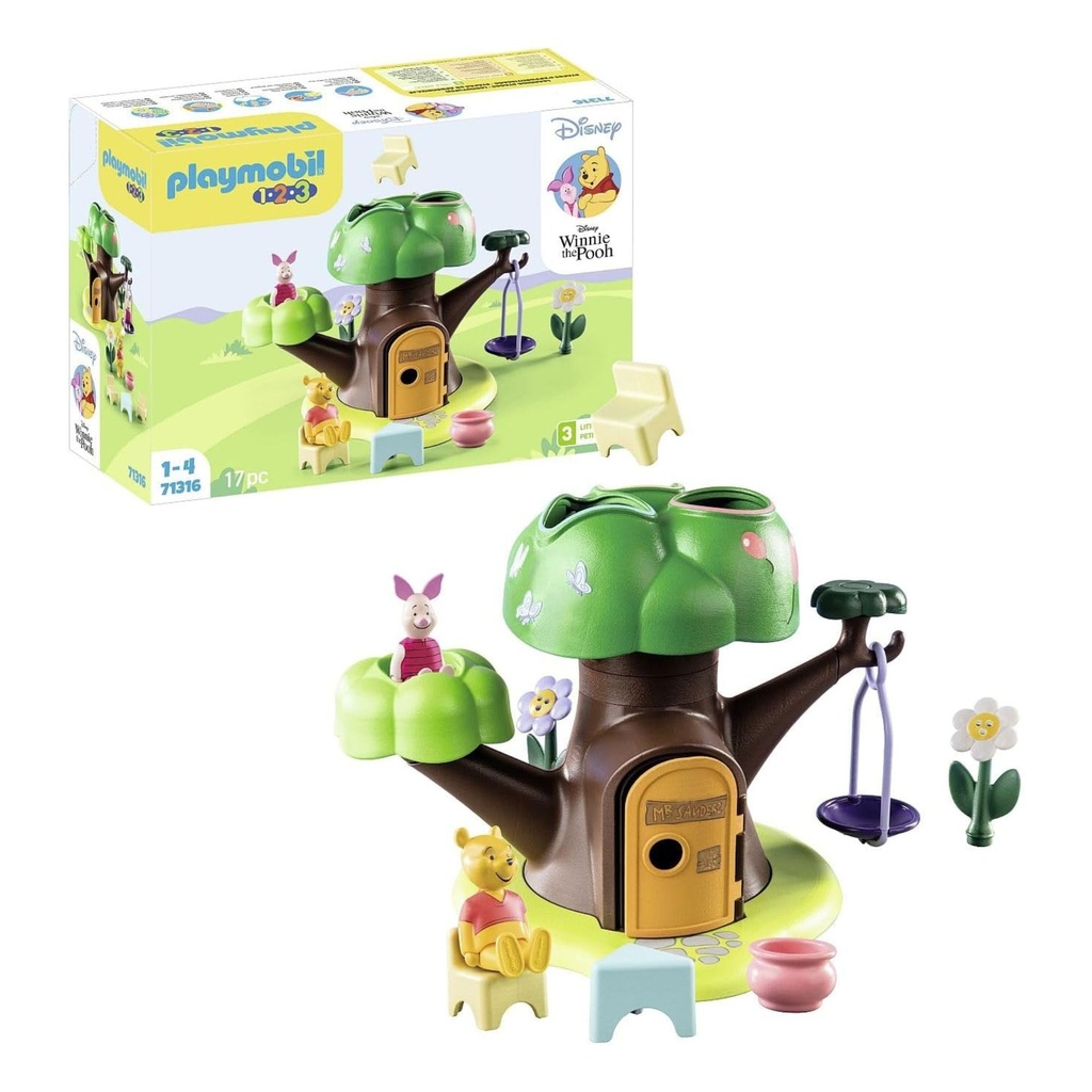 PLAYMOBIL 1.2.3 - DISNEY WINNIE'S & PIGLET'S TREE HOUSE