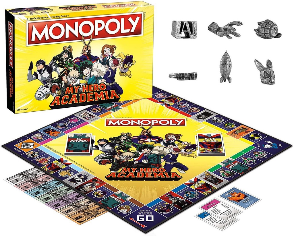 WINNING MOVES: MONOPOLY - MY HERO ACADEMIA (ENGLISH LANGUAGE)