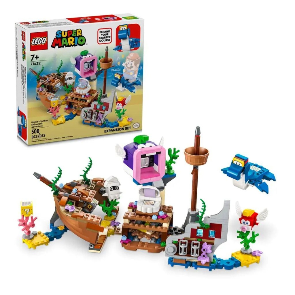 LEGO SUPER MARIO - DORRIE'S SUNKEN SHIPWRECK ADVENTURE EXPA