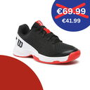 RUSH PRO JR L BLACK/RD/WH