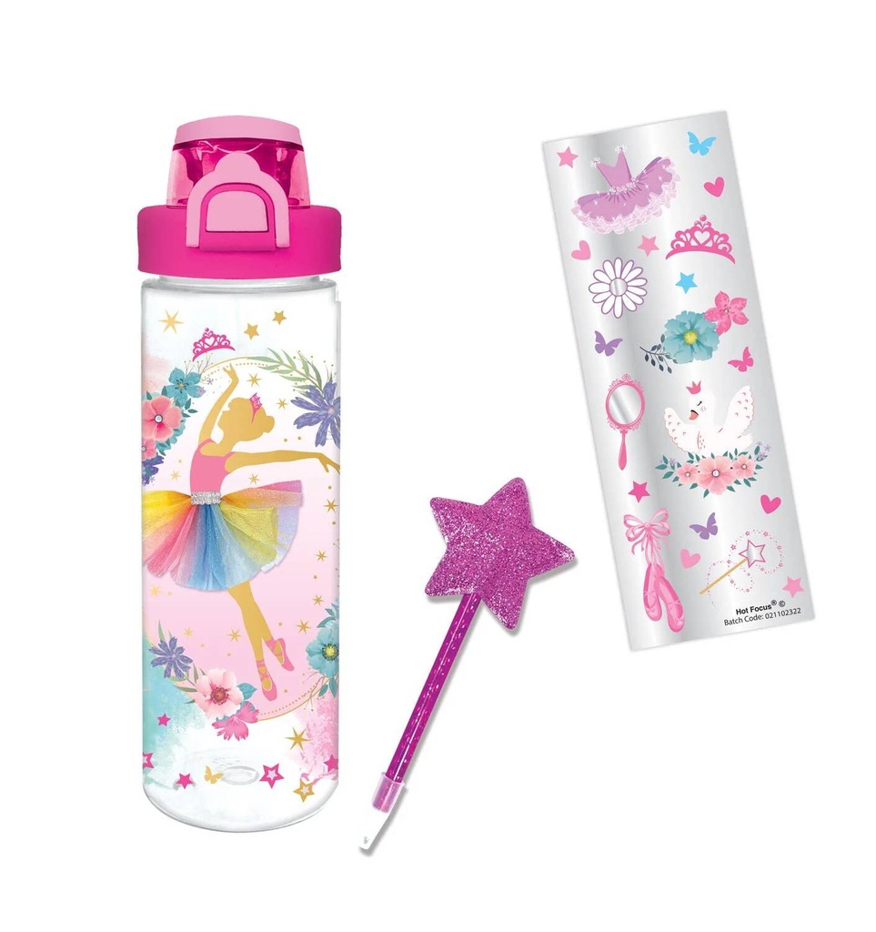 POP-OPEN WATER BOTTLE WRITING FUN