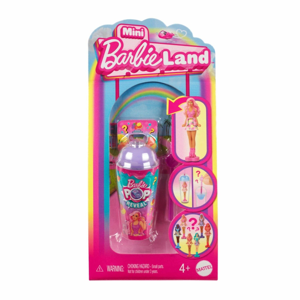 BARBIE LAND MINI POP REVEAL (6 SXEDIA)