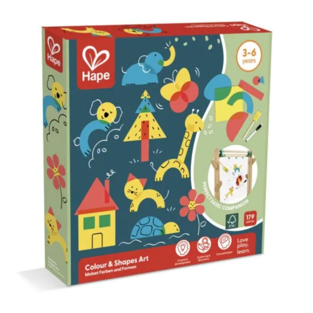 HAPE EARLY EXPLORER ΞΥΛ.COLOUR & SHAPES ART