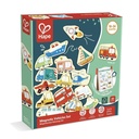 HAPE EARLY EXPLORER WOODEN MAGNETIC VEHICLES SET