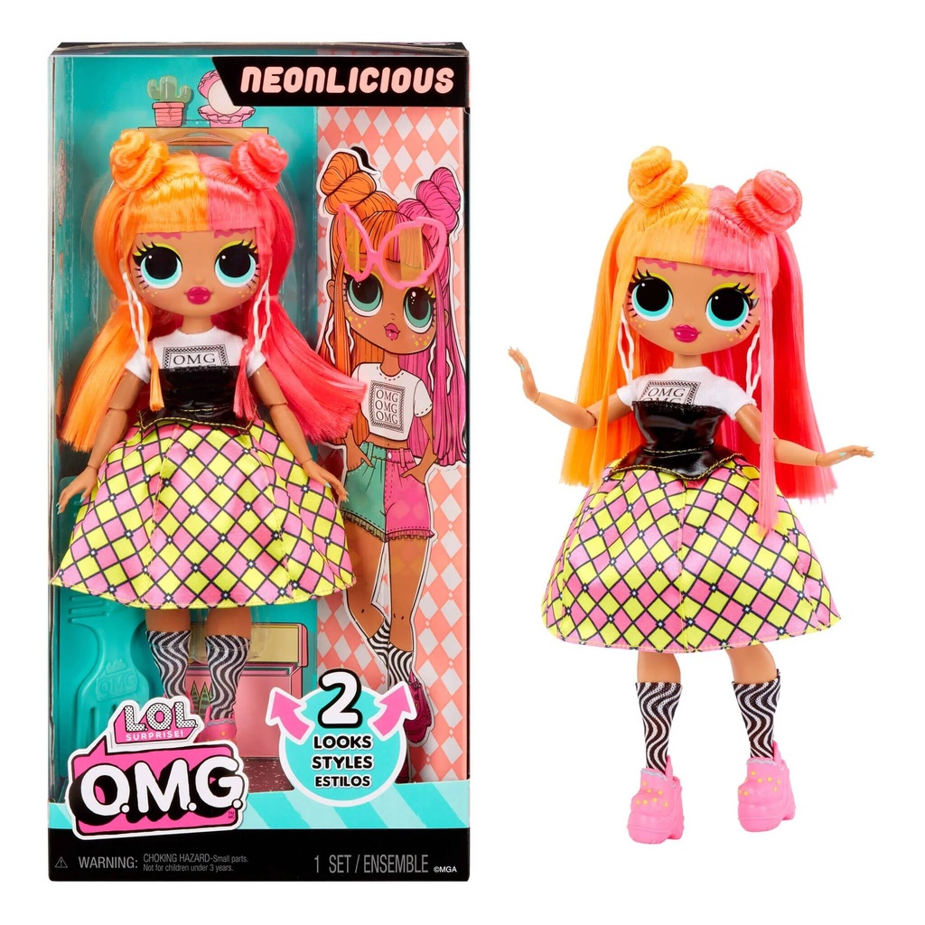 L.O.L. SURPRISE OMG HOS DOLL - NEONLICIOUS