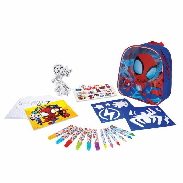 ART SET IN BACKPACK - SPIDEY AND HIS AMAZING FRIENDS