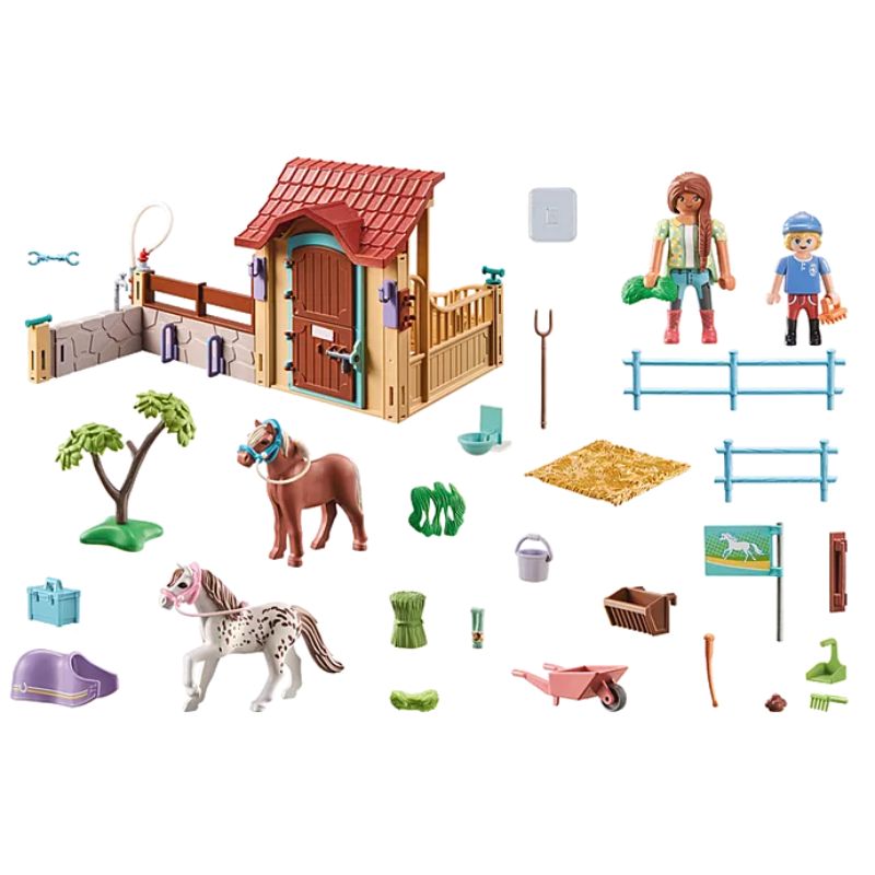 PLAYMOBIL HORSES OF WATERFALL - RIDING STABLE