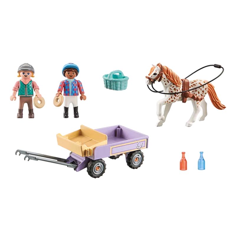 PLAYMOBIL HORSES OF WATERFALL - PONY CARRIAGE