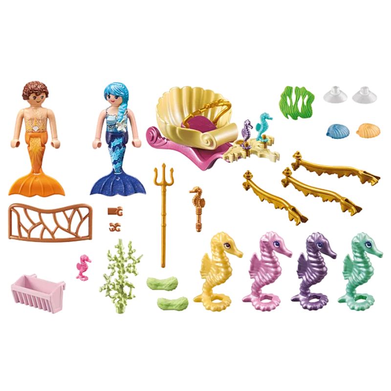 PLAYMOBIL PRINCESS MAGIC- MERMAID SEAHORSE CARRIAGE