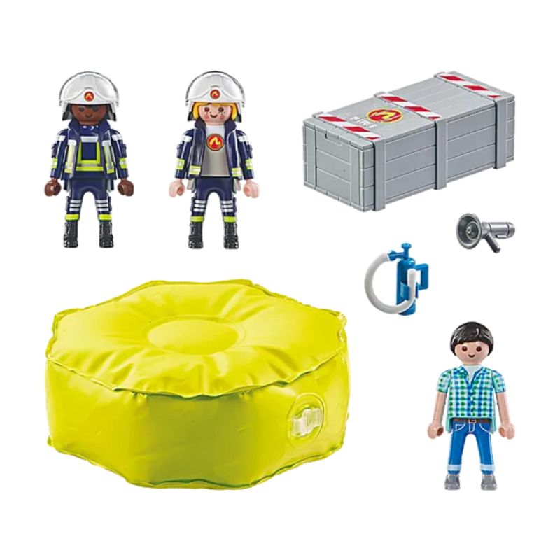 PLAYMOBIL ACTION HEROES - FIRE FIGHTER WITH AIR PILLOW