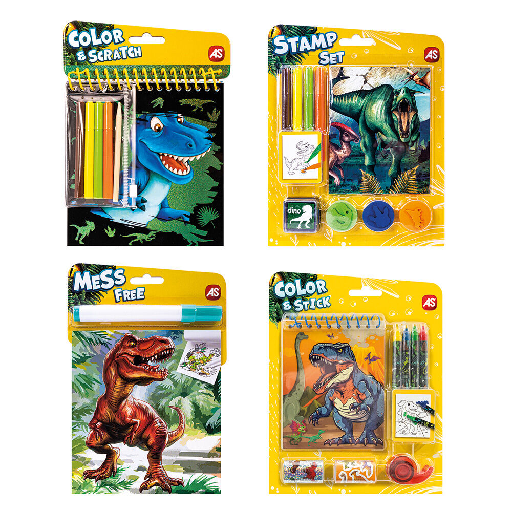 ΣΕΤ ΖΩΓΡΑΦΙΚΗΣ POCKET DINOSAURS ASSORT OF 4