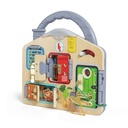 HAPE EARLY EXPLORER WOODEN LOCK & LEARN PLAYBOARD