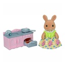 SYLVANIAN ES SUNNY RABBIT MOTHER'S COOKING SET
