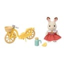 SYLVANIAN ES CHOCOLATE RABBIT GIRL'S CYCLING RIDE