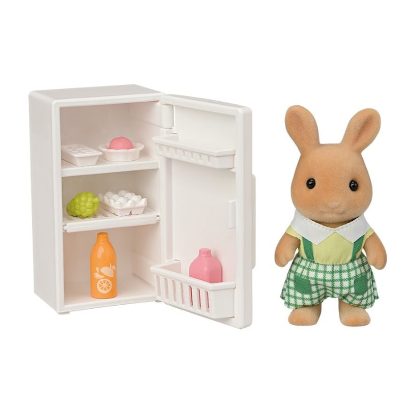 SYLVANIAN ES SUNNY RABBIT BOY'S REFRIGERATOR SET
